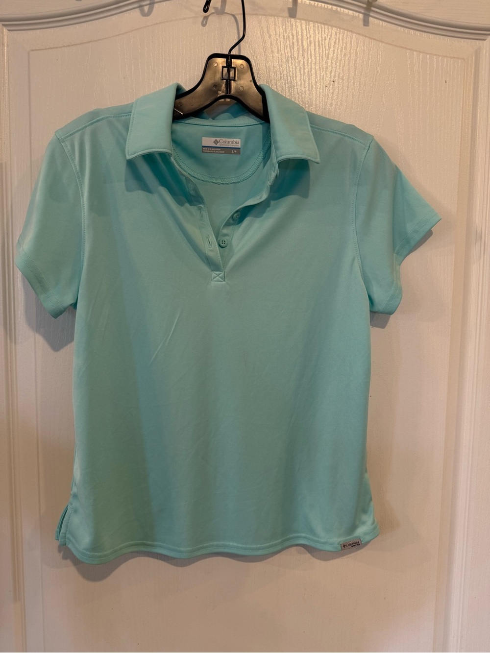 Columbia Women's Tidal Tee short sleeve outdoor polo fishing shirt small